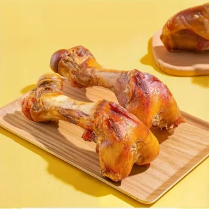 2 Count x4.23oz 6 Inch Beef Dog Bone for Aggressive Chewers Natural